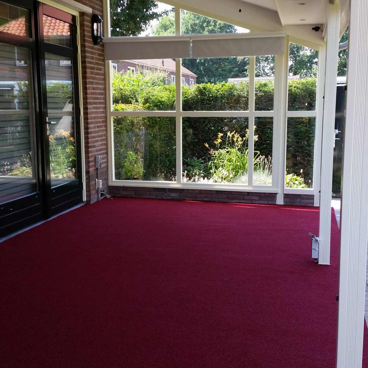 Buitentapijt wellness rood