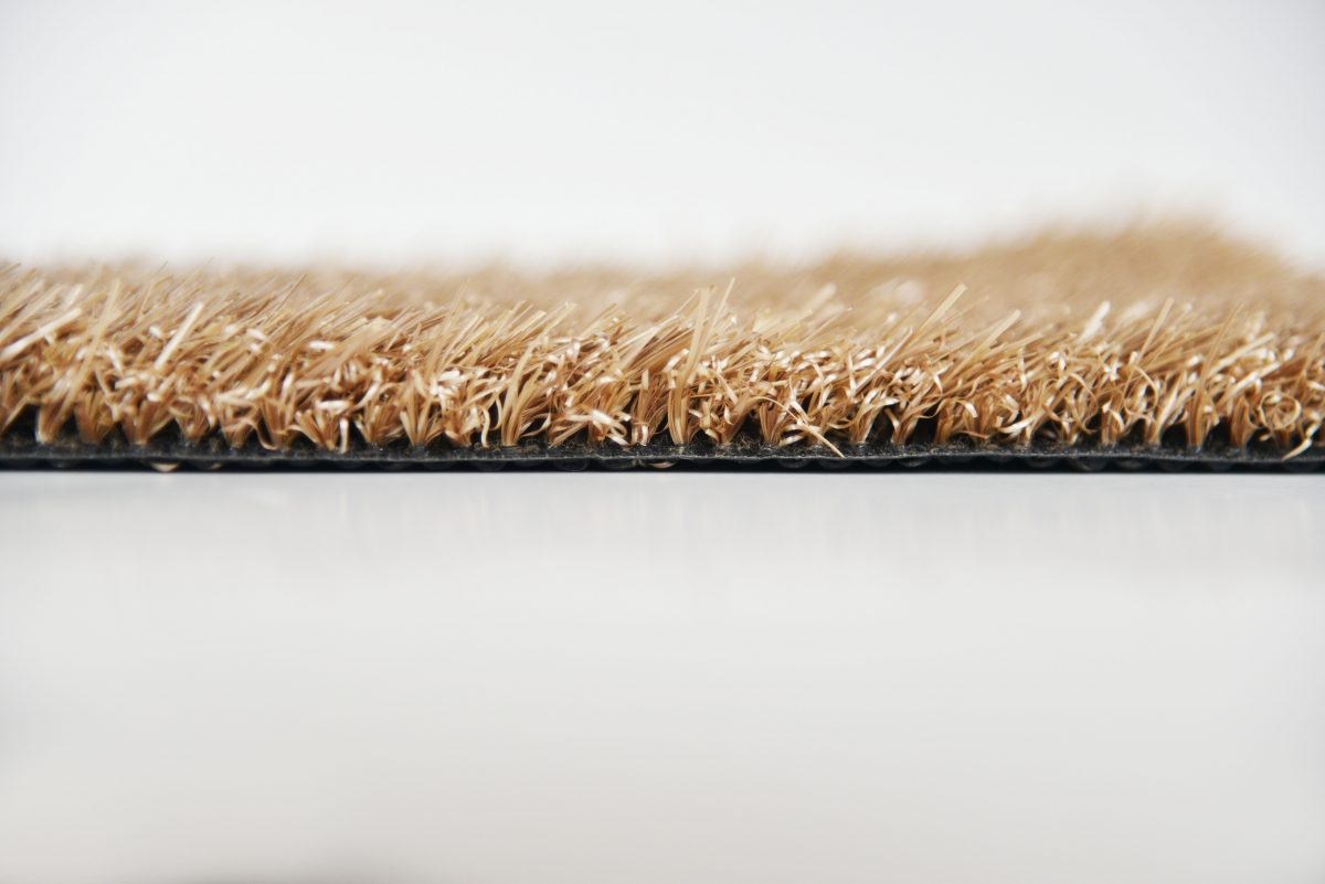 Gekleurd kunstgras Trendy beige zijkant