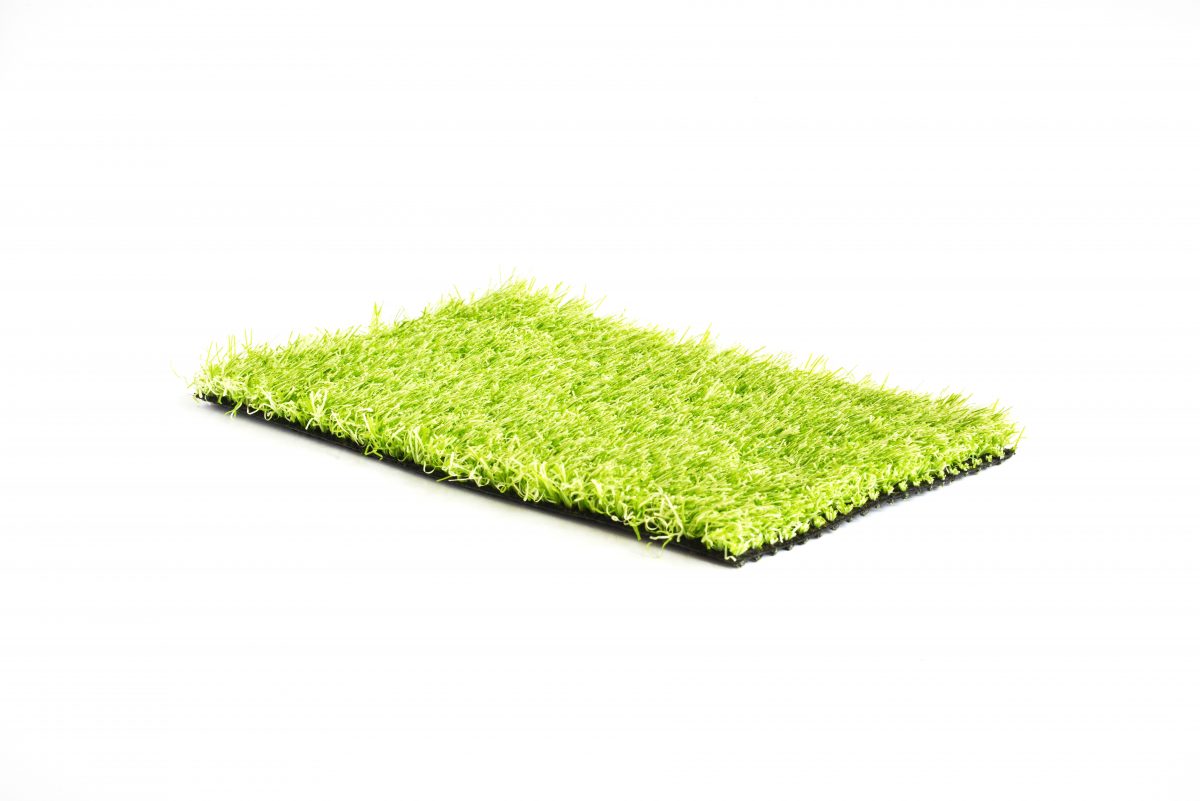 Gekleurd kunstras Trendy lime