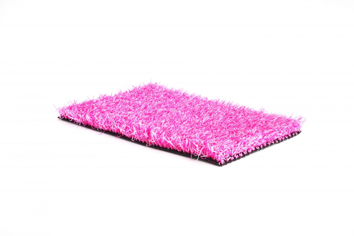 Gekleurd kunstgras Trendy roze