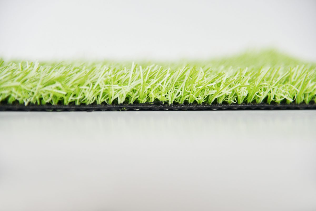 Gekleurd kunstgras Trendy lime zijkant