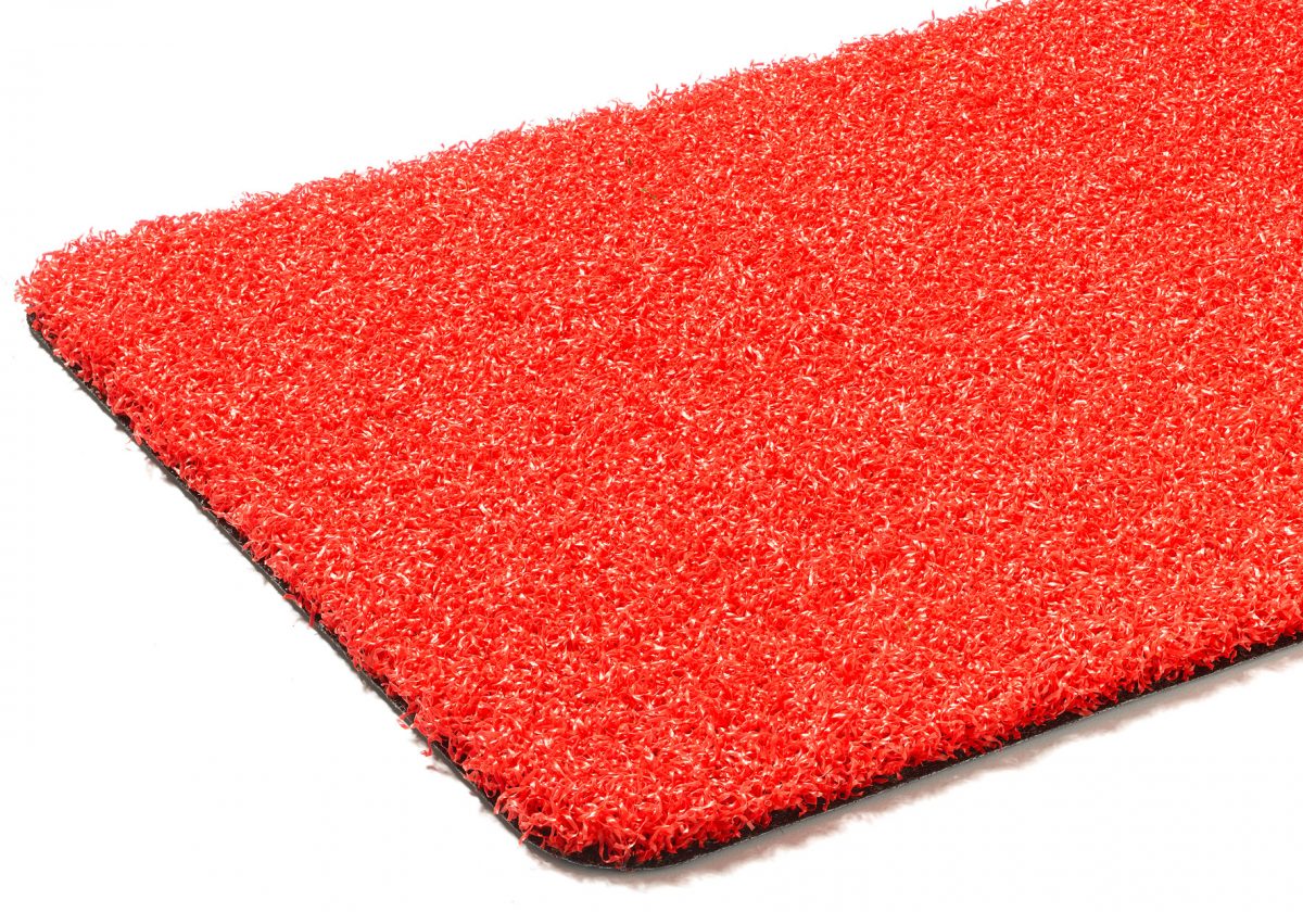 Gekleurd kunstgras Invention rood