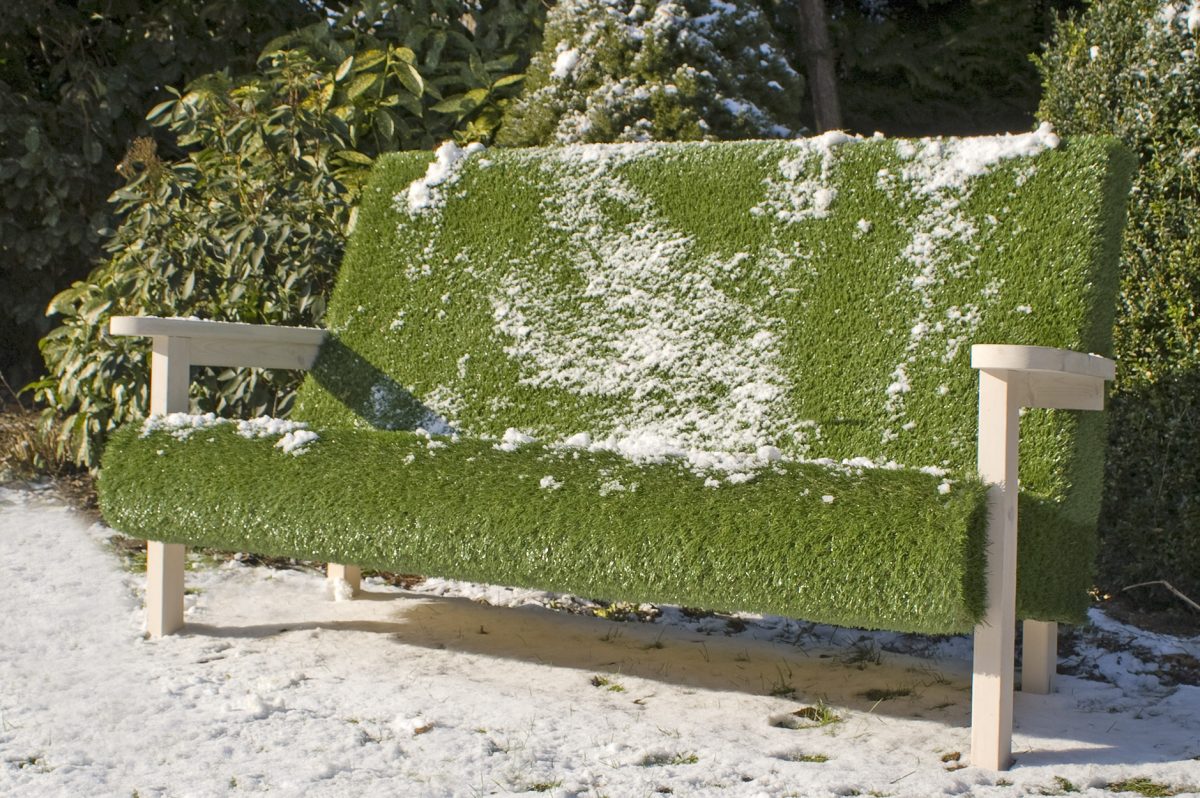 Grasbank design natuurgetrouw sfeer 4