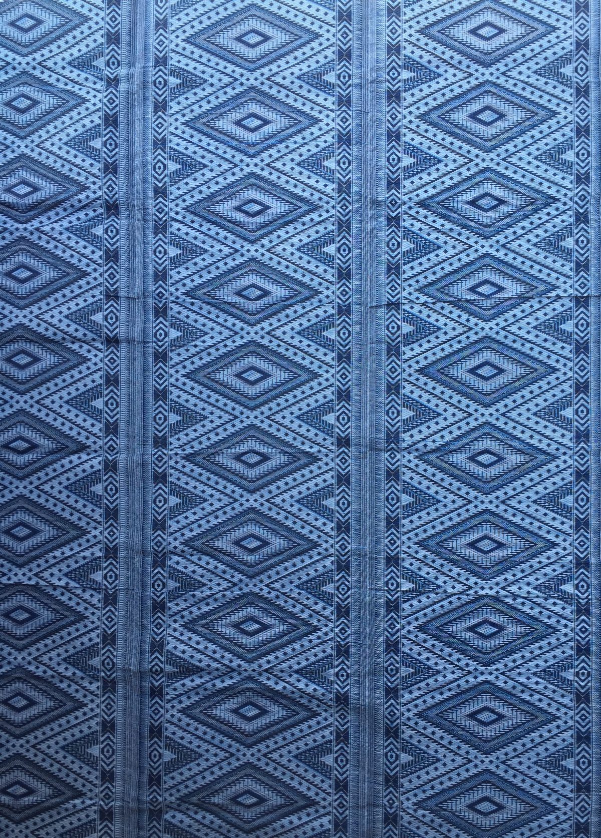 Buitenkleed kunststof diamond blauw