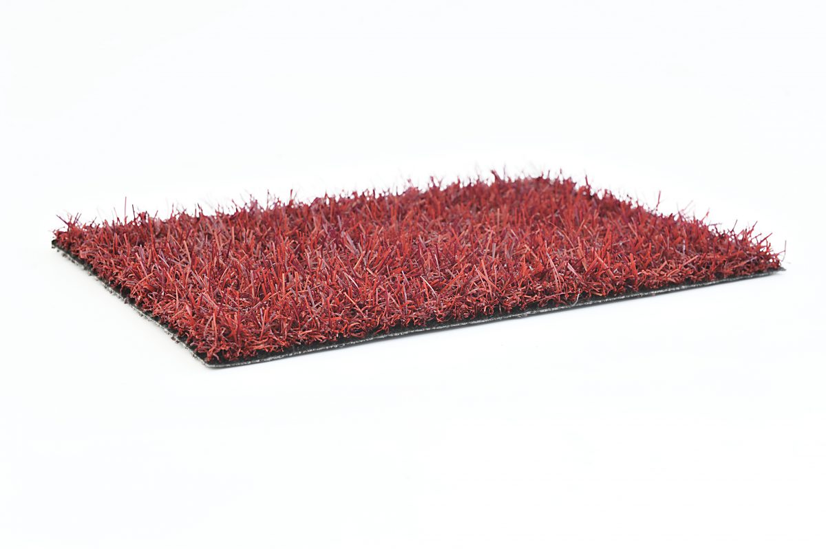 Gekleurd Kunstgras Trendy rood