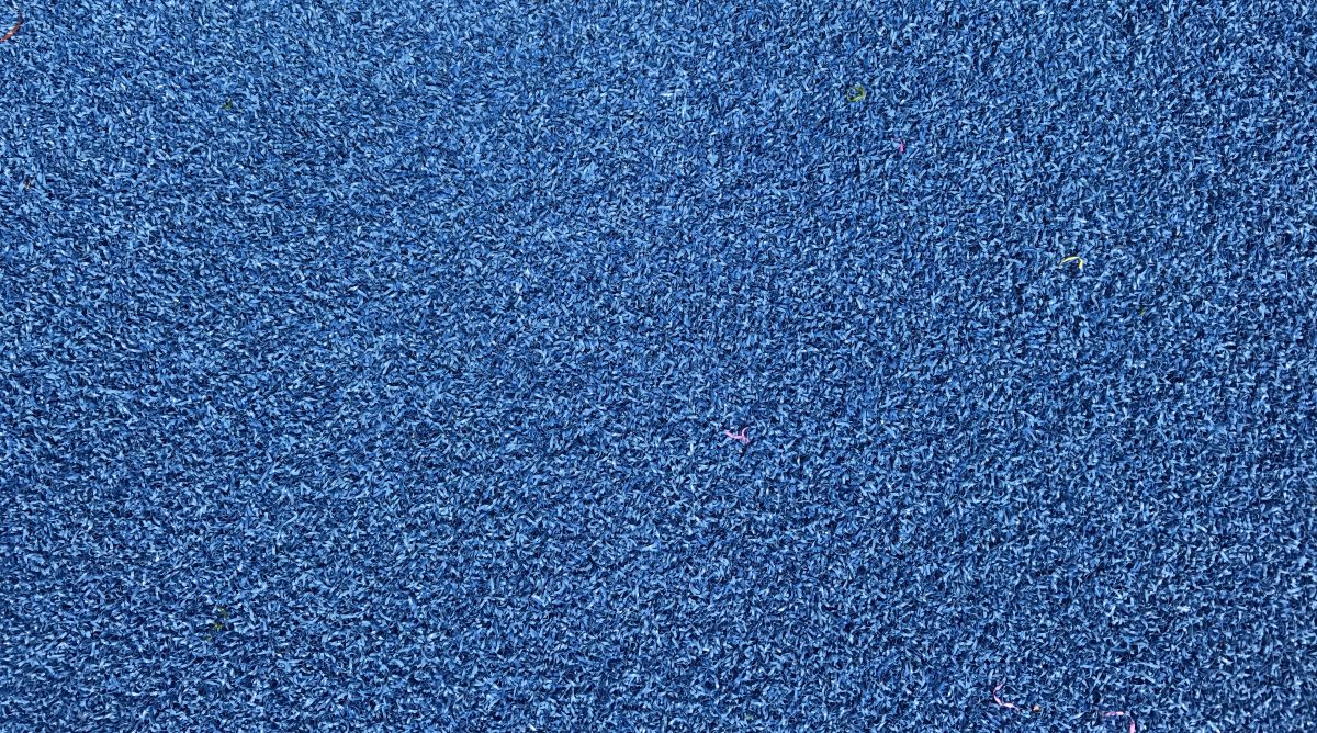 buitentapijt type custom blauw
