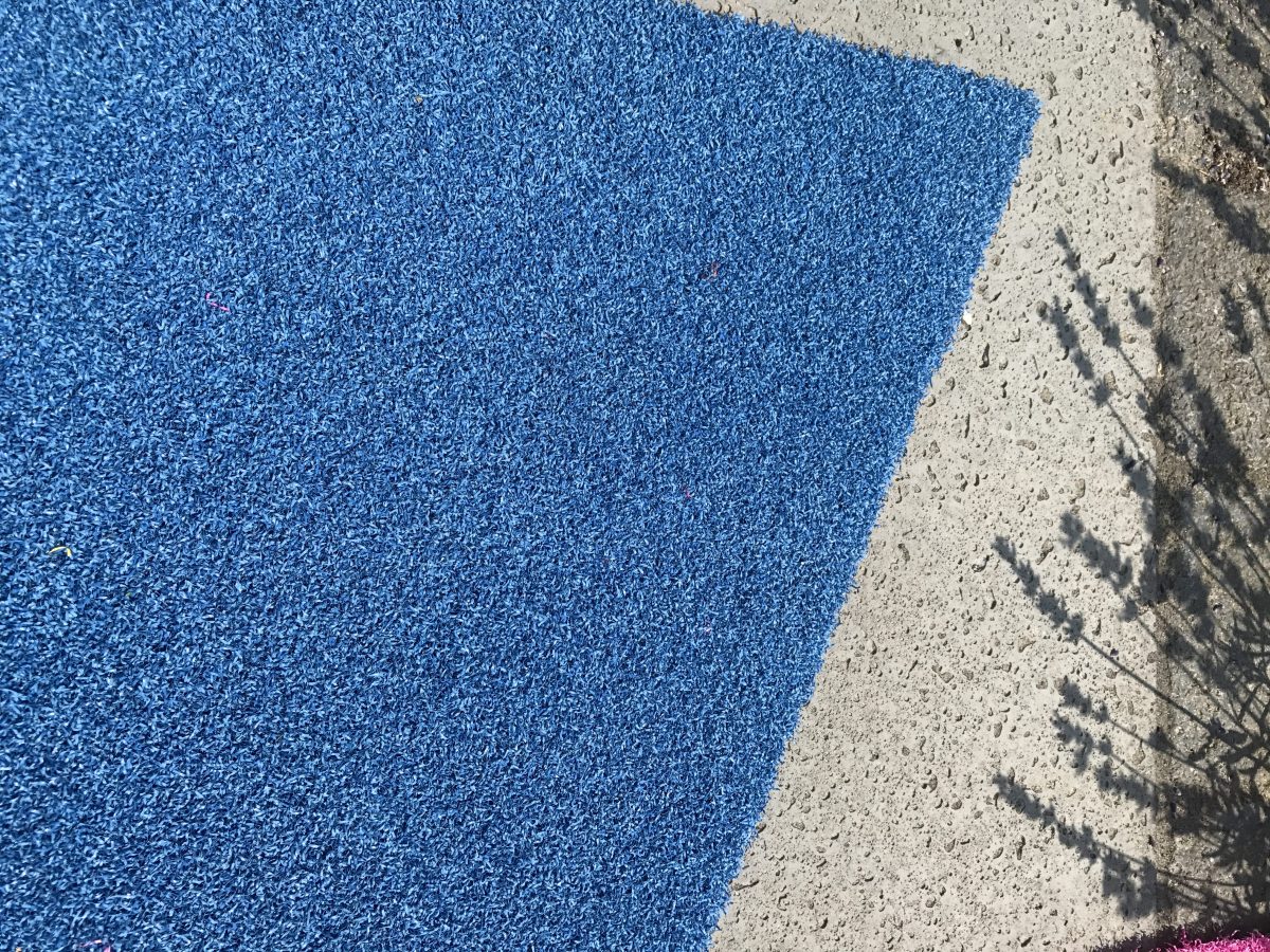buitentapijt type custom blauw foto 1