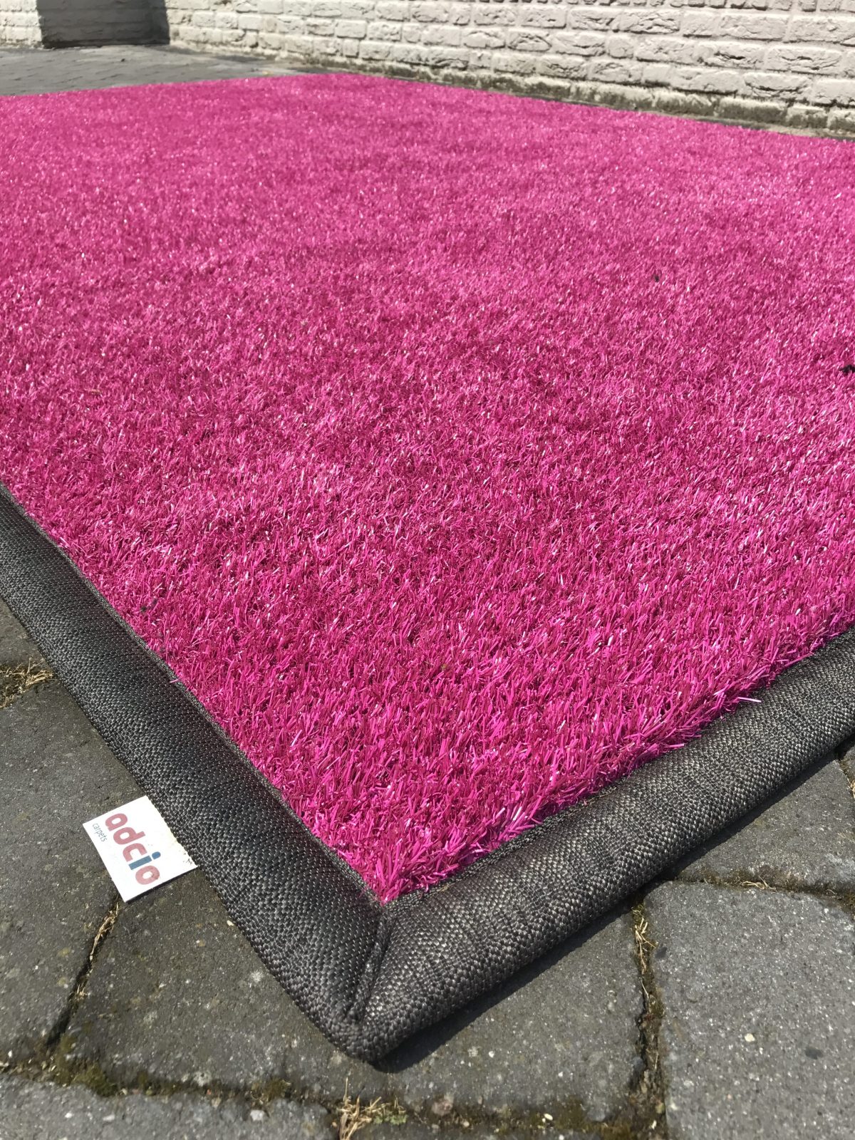 Showroom model - Graskleed - roze - 200x300cm foto 3