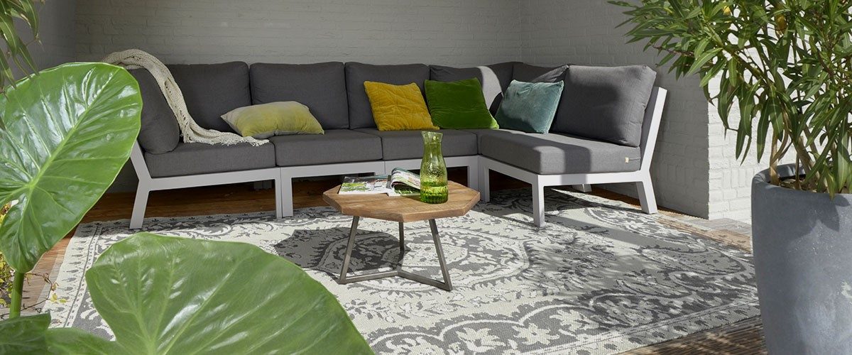 Green label Adcio grijs op 1200x500 1200x500 - Luxe Buitenkleed Oosters Grijs - 200 x 300 cm